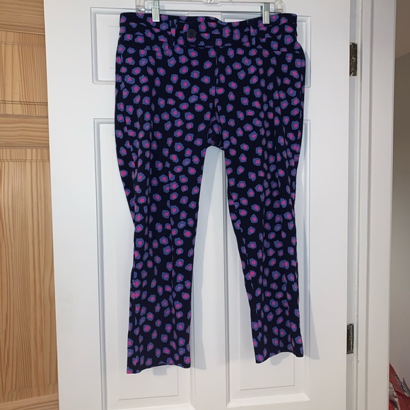 Lilly Pulitzer navy amuse bouche capri pants
